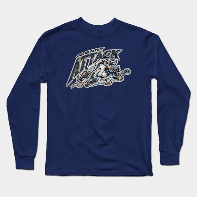 Albany Attack Lacrosse Long Sleeve T-Shirt by Kitta’s Shop